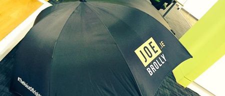 PICS: The #JOEBrolly went down a storm on a wet and windy All-Ireland Final day