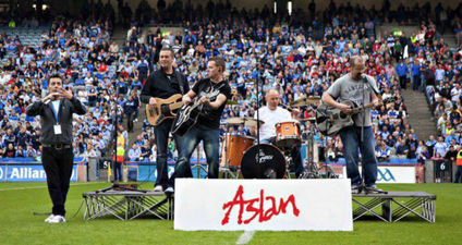Aslan will be performing before one of the matches in Croke Park this weekend