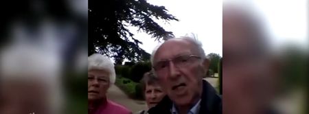 VIDEO: Older people trying to take a selfie but failing is very funny