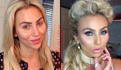 PIC: This is what porn stars look like before and after make-up