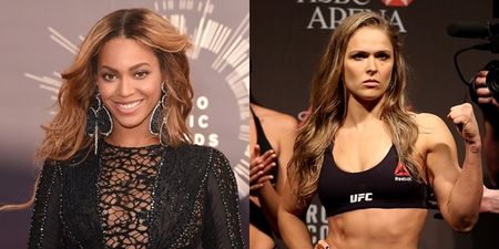 VIDEO: Beyonce using Ronda Rousey’s ‘Do-Nothing Bitch’ speech during her show