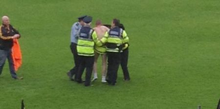 The guy who streaked in front of 10,000 Kilkenny fans has been punished