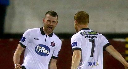 Video: Stop what you’re doing and watch Ciarán Kilduff’s stunning volley for Dundalk