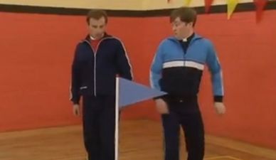 PIC: Fr Dougal minding the corner flag happened in real life at Cork City’s game tonight