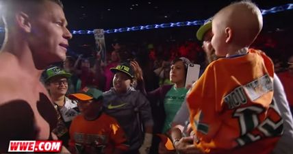 VIDEO: John Cena giving the royal treatment to a 7-year old cancer survivor on WWE Raw will break your heart