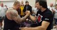 VIDEO: Game of Thrones’ star ‘The Mountain’ gets owned by arm wrestling champ