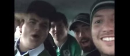 VIDEO: These Irish students show their support for the Irish rugby team in an amazing way