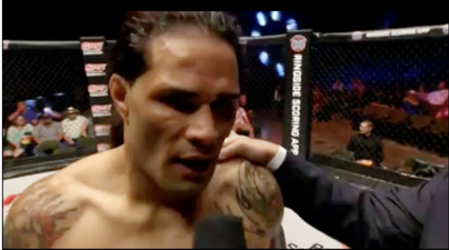 VIDEO: MMA fighter accidentally thanks both his wife AND his girlfriend after fight