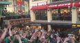 VIDEO: It looks like Ireland took over the Brewery Quarter in Cardiff yesterday