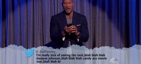 VIDEO: Liam Neeson, The Rock and more celebs read out some cracking mean tweets