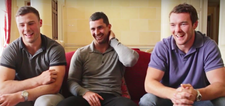 VIDEO: The Gun Show: Kearney, Henshaw and Peter O’Mahony guess their Irish team-mates by their biceps