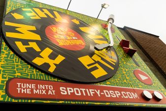 Come quick! There’s a giant turntable on Wexford Street