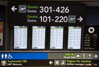 PIC: Irish girl arrives home from Paris today to find a random act of kindness in Dublin Airport