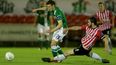 VINE: Derry City’s Ryan McBride with one of the strangest tackles that you’ll ever see