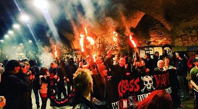 PICS: Cafe owned by two Irish men was absolutely pulverized by protesters