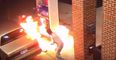 VIDEO: Man uses lighter to kill tiny spider at petrol station… massive fire inevitably breaks out