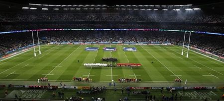 PIC: The lighting display before England v Wales looked remarkably like a penis