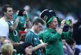 PICS: Irish messers wind the English up in the Wembley Fanzone
