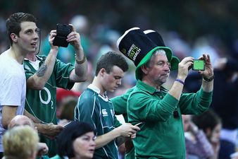 PICS: Irish messers wind the English up in the Wembley Fanzone