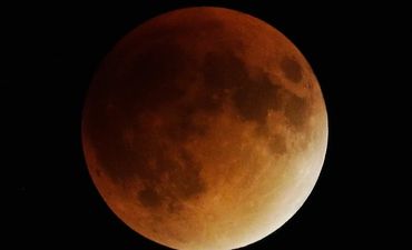 PIC: Wonderful shot of the once-in-a-generation strawberry moon over Armagh on Monday night