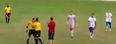 VIDEO: Crazy scenes as a Brazilian referee pulls out a gun during a match