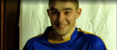 VIDEO: Hurler in Laois can’t stop laughing when having picture taken for county final match programme