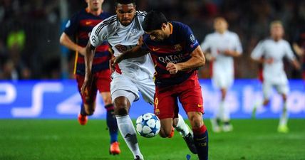 VINE: Barcelona had this Luis Suarez stunner to thank for victory at the Nou Camp
