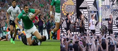 PIC: It seems Rob Kearney got a shout-out at a One Direction concert last night