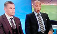 Jamie Carragher hears Brendan Rodgers news on live tv, Thierry Henry is there to console him