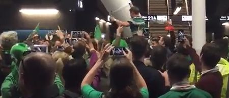 VIDEO: Watch these Irish fans absolutely lording it at the Olympic Stadium today