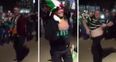 VIDEO: An epic dance-off between Irish and Italian fans in London last night