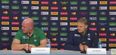 VIDEO: Paul O’Connell and Joe Schmidt’s press conference interrupted by a mobile phone