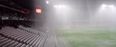 VIDEO: The amount of rain that postponed this match in France is astonishing