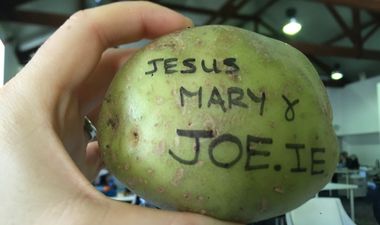 An Irish company is using spuds to send messages of love across the UK and Ireland