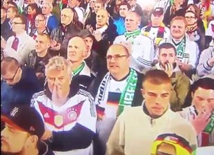 VIDEO: Who spotted the fire-breathing Germany fan in the crowd at the Aviva Stadium?