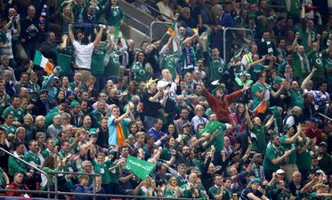 PIC: Irish improvisation at its best from these rugby fans travelling on the boat from Cardiff