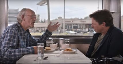 VIDEO: Michael J Fox and Christopher Lloyd discuss Back to the Future’s predictions for 2015