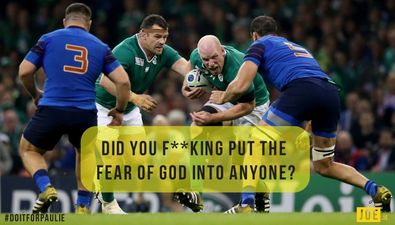 VIDEO: Irish rugby fans re-create Paul O’Connell’s legendary ‘fear of God’ speech