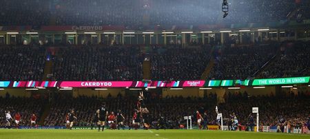 ‘The Fields of Athenry’ is being belted out at France v New Zealand in Cardiff tonight