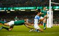 TWEETS: The half-time reaction to Ireland’s quarter-final with Argentina