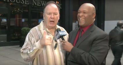 VIDEO: Mr. Belding from Saved by the Bell randomly shows up on live news report on US TV