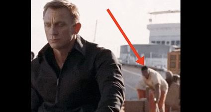 VIDEO: This extra in the Bond movie Quantum of Solace somehow messed up his part