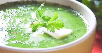 Pure and Simple Recipe of the Day: Kale and apple soup with walnuts