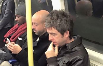VIDEO: Noel Gallagher on the Tube before playing on stage with U2 in London