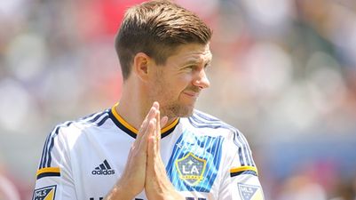 Steven Gerrard was the brunt of the same joke on Twitter after LA Galaxy lost their title crown