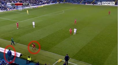 VIDEO: Leeds fan takes his frustration out on an innocent Blackburn player