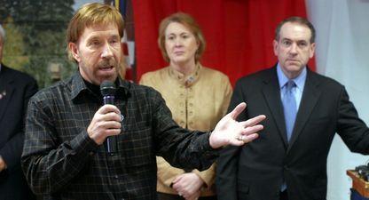 PIC: Chuck Norris is 100 per cent supporting Australia in today’s RWC final