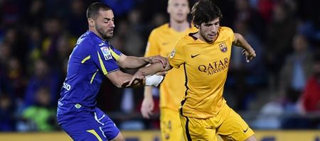 VIDEO: Sergi Roberto dressed up as Messi for Halloween as this piece of incredible skill shows