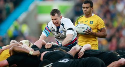 VIDEO: Nigel Owens produced another priceless moment as he warned Dan Carter during RWC Final