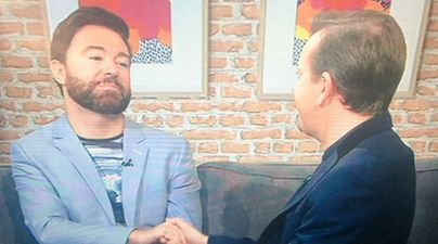 PICS: TV3’s Alan Hughes proposing to his boyfriend live on telly this morning